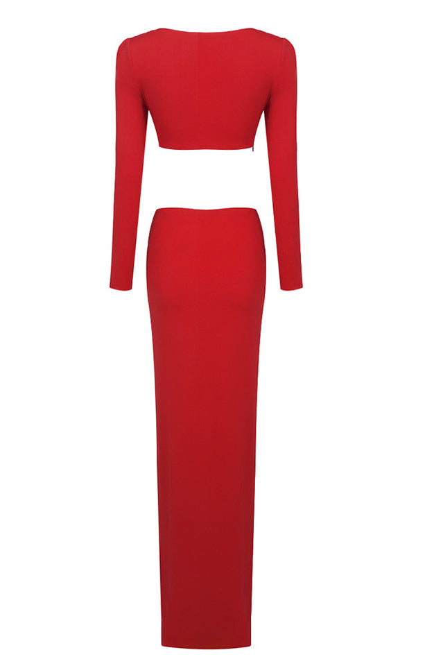 Rose High Split Maxi Dress | Dress In Beauty Rose High Split Maxi Dress | Dress In Beauty