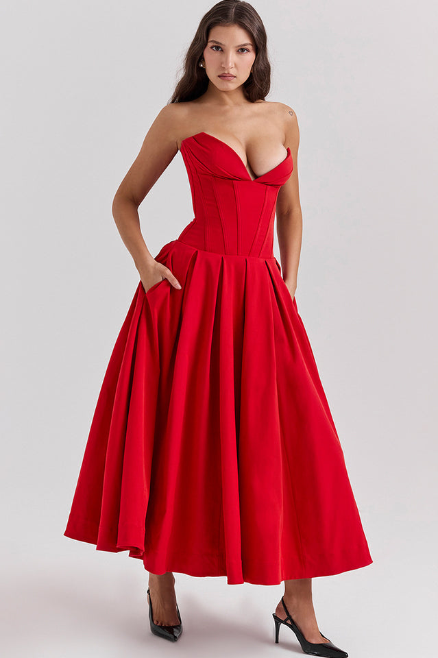 Lady Black Strapless Midi Dress | Dress In Beauty Lady Black Strapless Midi Dress | Dress In Beauty