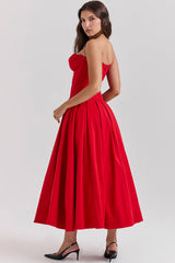 Lady Black Strapless Midi Dress | Dress In Beauty Lady Black Strapless Midi Dress | Dress In Beauty