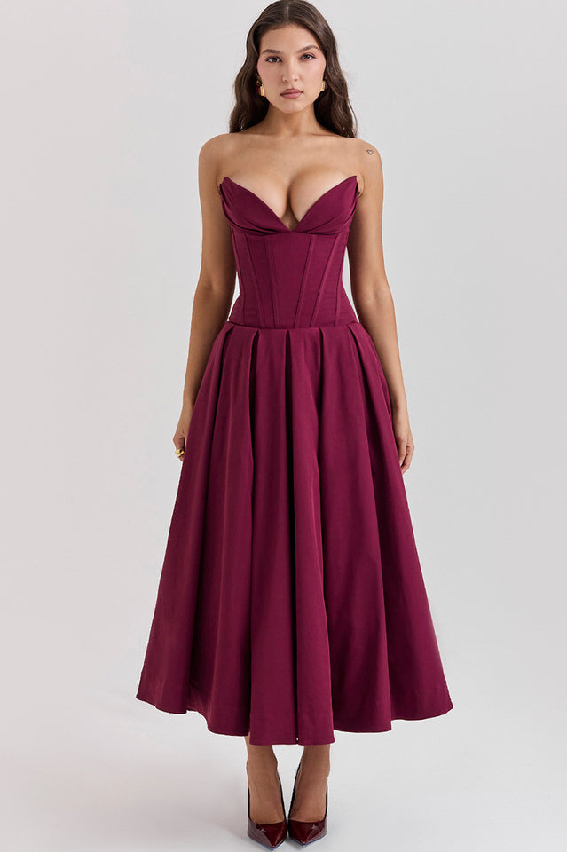 Lady Black Strapless Midi Dress | Dress In Beauty Lady Black Strapless Midi Dress | Dress In Beauty