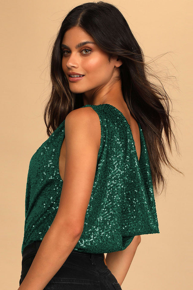 Evening Of Wonder Sequin Cowl Back Bodysuit | Dress In Beauty Evening Of Wonder Sequin Cowl Back Bodysuit | Dress In Beauty