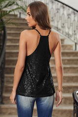 Sequin Camisole Top | Dress In Beauty Sequin Camisole Top | Dress In Beauty