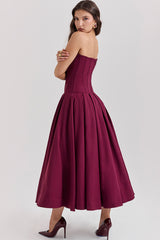 Lady Black Strapless Midi Dress | Dress In Beauty Lady Black Strapless Midi Dress | Dress In Beauty