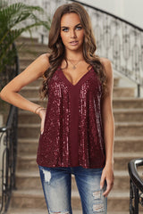 Sequin Camisole Top | Dress In Beauty Sequin Camisole Top | Dress In Beauty