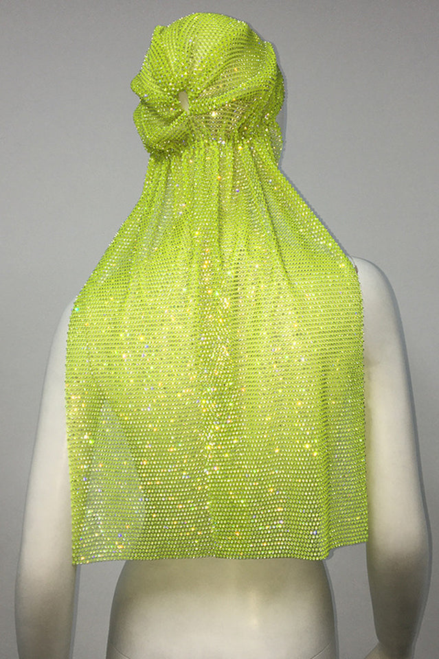 I Lime You Rhinestone Hair Net | Dress In Beauty I Lime You Rhinestone Hair Net | Dress In Beauty