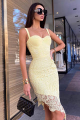 Secret Love Lace Bandage Bustier Dress | Dress In Beauty Secret Love Lace Bandage Bustier Dress | Dress In Beauty