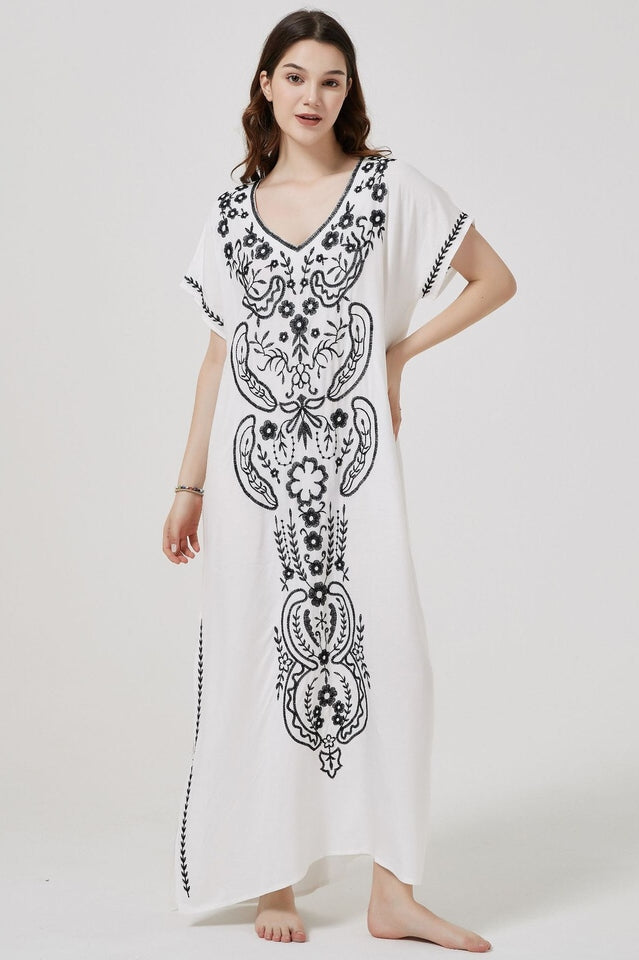 Boho Print Slit Dress | Dress In Beauty Boho Print Slit Dress | Dress In Beauty