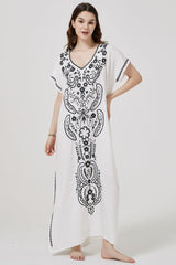 Boho Print Slit Dress | Dress In Beauty Boho Print Slit Dress | Dress In Beauty