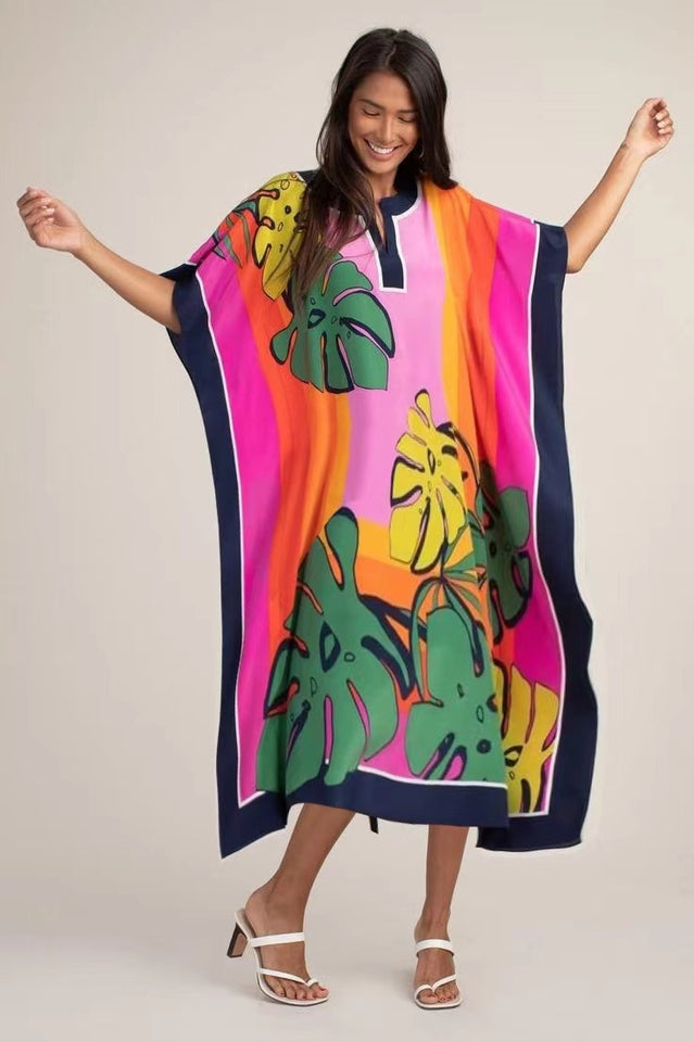 Oversize V-Neck Kaftan | Dress In Beauty Oversize V-Neck Kaftan | Dress In Beauty