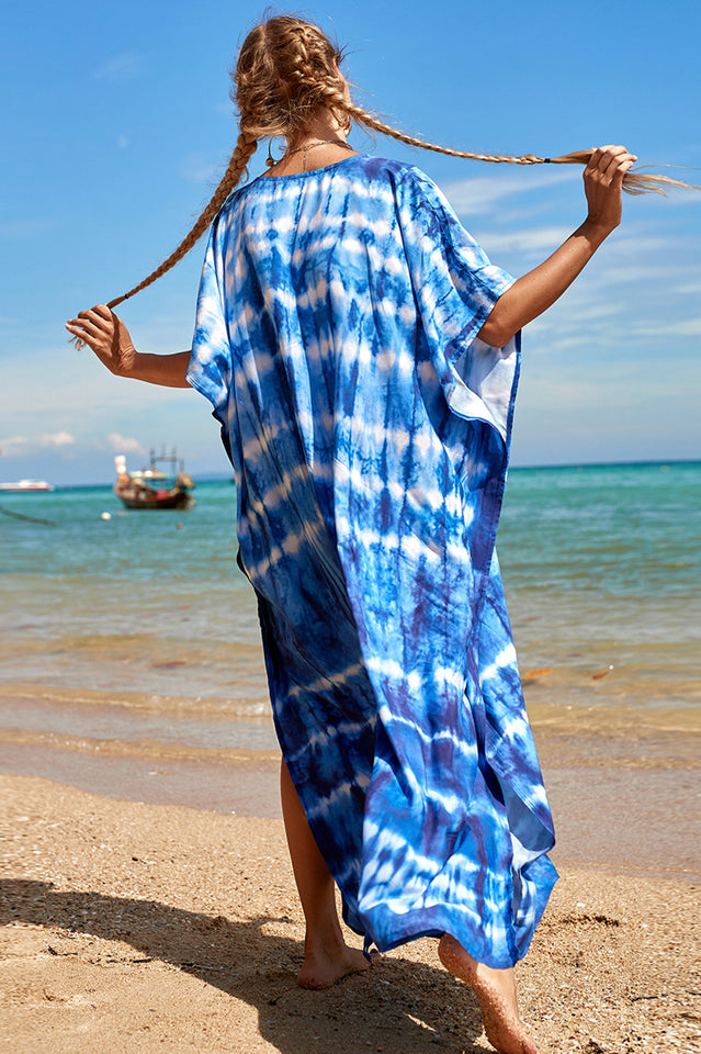 Tropical Pattern Kimono Blouse ( 29 Colors ) | Dress In Beauty Tropical Pattern Kimono Blouse ( 29 Colors ) | Dress In Beauty