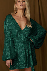 Puff Sleeve Sequin Mini Dress | Dress In Beauty Puff Sleeve Sequin Mini Dress | Dress In Beauty