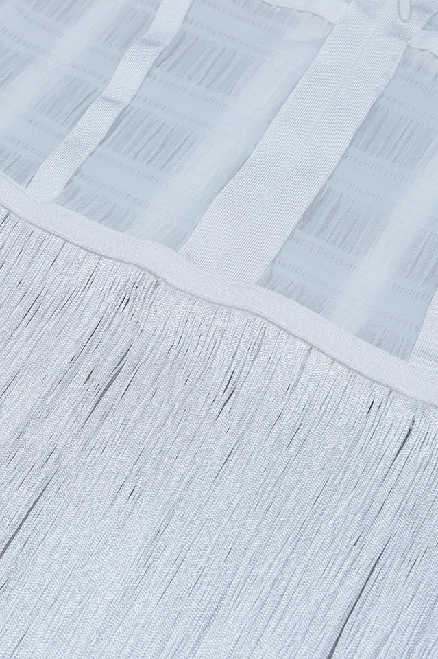 See Through Mesh Tassel Maxi Dress | Dress In Beauty See Through Mesh Tassel Maxi Dress | Dress In Beauty