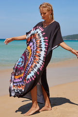 Tropical Pattern Kimono Blouse ( 29 Colors ) | Dress In Beauty Tropical Pattern Kimono Blouse ( 29 Colors ) | Dress In Beauty