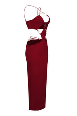 Melina Sexy Halter Wine Dress | Dress In Beauty Melina Sexy Halter Wine Dress | Dress In Beauty