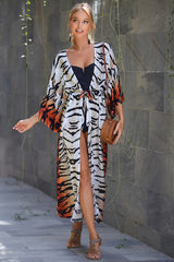 Tie Dye Belt Kimono Blouse (15 Colors) | Dress In Beauty Tie Dye Belt Kimono Blouse (15 Colors) | Dress In Beauty