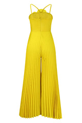 Jessica Flower Applique Pleated Jumpsuit | Dress In Beauty Jessica Flower Applique Pleated Jumpsuit | Dress In Beauty