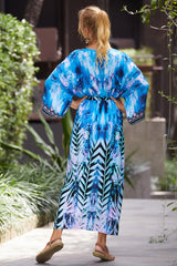 Tie Dye Belt Kimono Blouse (15 Colors) | Dress In Beauty Tie Dye Belt Kimono Blouse (15 Colors) | Dress In Beauty