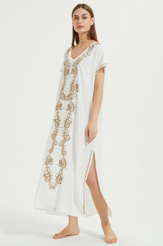 Boho Print Slit Dress | Dress In Beauty Boho Print Slit Dress | Dress In Beauty