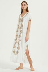 Boho Print Slit Dress | Dress In Beauty Boho Print Slit Dress | Dress In Beauty