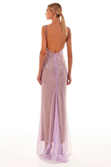 Ariarl Ruched Purple Sequins Maxi Dress | Dress In Beauty Ariarl Ruched Purple Sequins Maxi Dress | Dress In Beauty