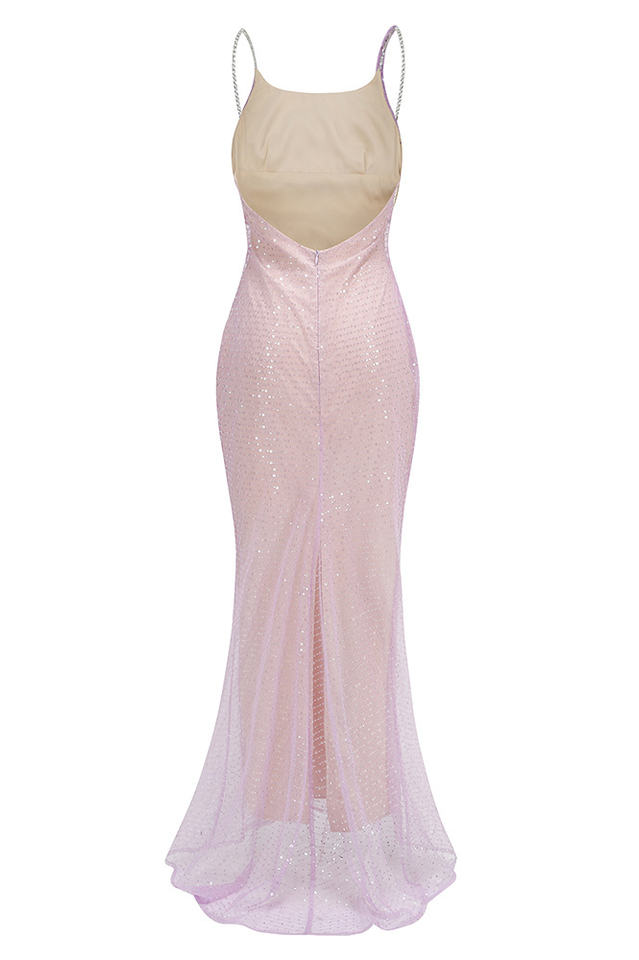 Ariarl Ruched Purple Sequins Maxi Dress | Dress In Beauty Ariarl Ruched Purple Sequins Maxi Dress | Dress In Beauty