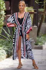 Tie Dye Belt Kimono Blouse (15 Colors) | Dress In Beauty Tie Dye Belt Kimono Blouse (15 Colors) | Dress In Beauty