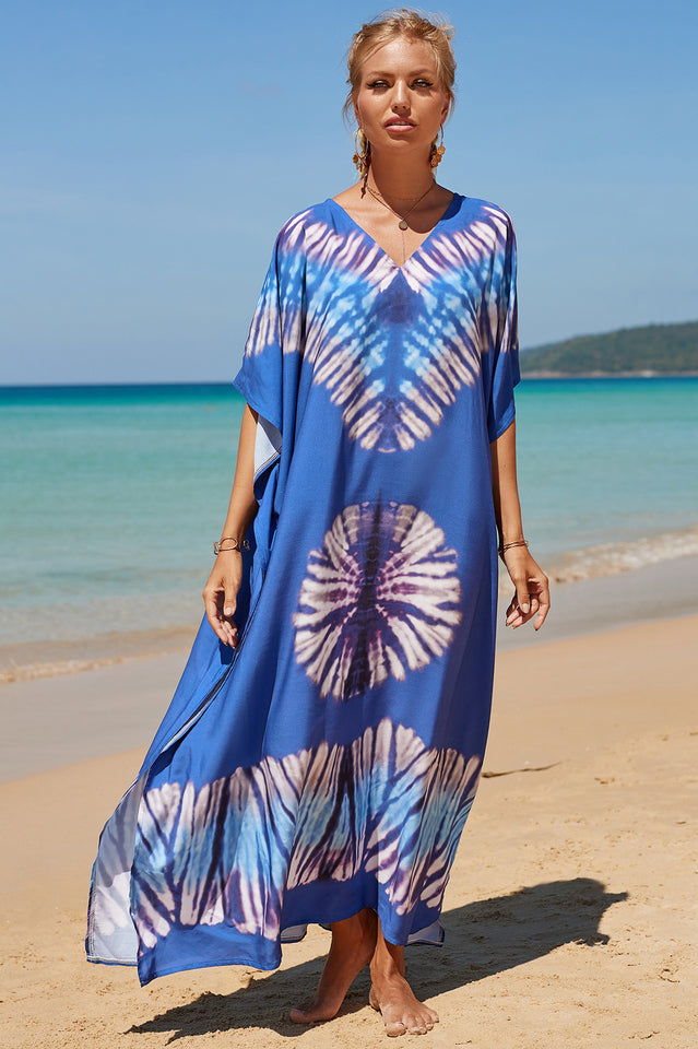 Tropical Pattern Kimono Blouse ( 29 Colors ) | Dress In Beauty Tropical Pattern Kimono Blouse ( 29 Colors ) | Dress In Beauty