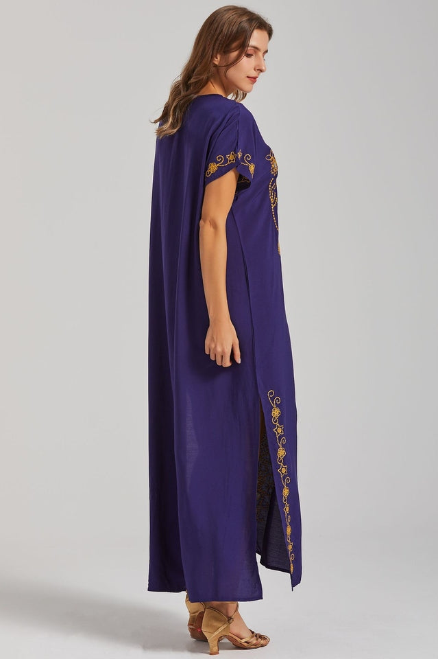 Boho Print Slit Dress | Dress In Beauty Boho Print Slit Dress | Dress In Beauty