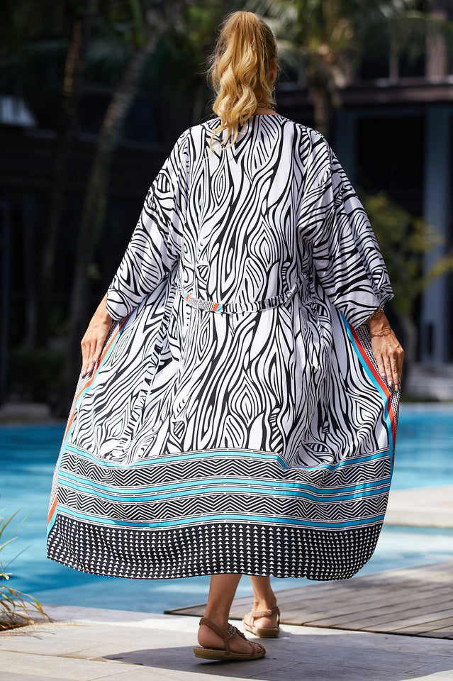 Tie Dye Belt Kimono Blouse (15 Colors) | Dress In Beauty Tie Dye Belt Kimono Blouse (15 Colors) | Dress In Beauty