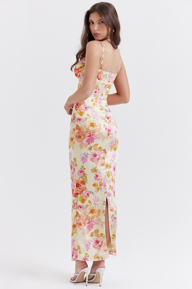 Josefina Ivory Floral Maxi Dress | Dress In Beauty Josefina Ivory Floral Maxi Dress | Dress In Beauty