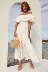 Tulum Off Shoulder Eyelet Dress | Dress In Beauty Tulum Off Shoulder Eyelet Dress | Dress In Beauty