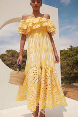 Tulum Off Shoulder Eyelet Dress | Dress In Beauty Tulum Off Shoulder Eyelet Dress | Dress In Beauty