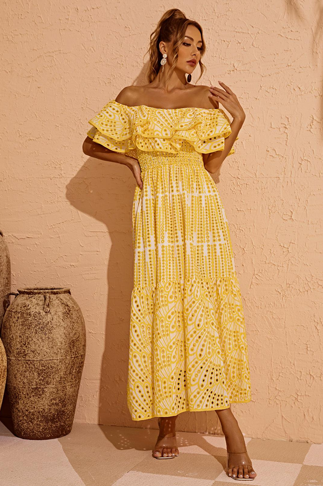 Tulum Off Shoulder Eyelet Dress | Dress In Beauty Tulum Off Shoulder Eyelet Dress | Dress In Beauty