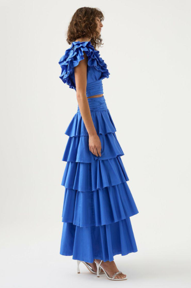 Eleni Tiered Maxi Skirt Set | Dress In Beauty Eleni Tiered Maxi Skirt Set | Dress In Beauty