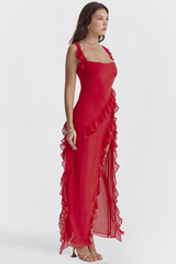 Ariel Cherry Pleated Maxi Dress | Dress In Beauty Ariel Cherry Pleated Maxi Dress | Dress In Beauty