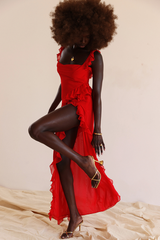 Ariel Cherry Pleated Maxi Dress | Dress In Beauty Ariel Cherry Pleated Maxi Dress | Dress In Beauty