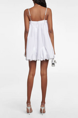 Crystal Trimmed Scallop Mini Dress | Dress In Beauty Crystal Trimmed Scallop Mini Dress | Dress In Beauty