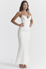 Tamara Ivory Strapless Corset Dress | Dress In Beauty Tamara Ivory Strapless Corset Dress | Dress In Beauty