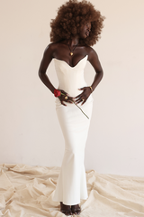 Tamara Ivory Strapless Corset Dress | Dress In Beauty Tamara Ivory Strapless Corset Dress | Dress In Beauty