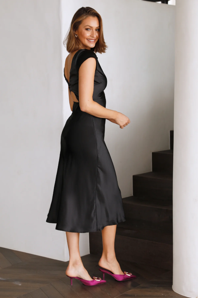 Get In Formation Satin Midi Dress | Dress In Beauty Get In Formation Satin Midi Dress | Dress In Beauty