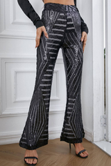 Sequin High Rise Flare Pants | Dress In Beauty Sequin High Rise Flare Pants | Dress In Beauty