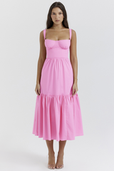 Elia French Pink Midi Sundress | Dress In Beauty Elia French Pink Midi Sundress | Dress In Beauty