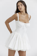 Pietra White Corset Mini Dress | Dress In Beauty Pietra White Corset Mini Dress | Dress In Beauty