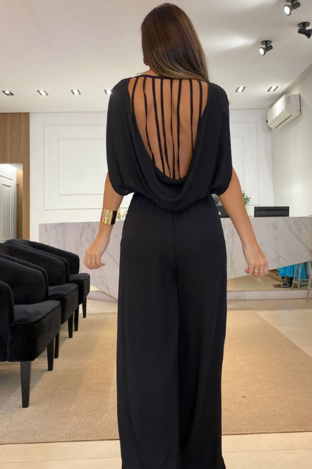 Palazzo Strapy Cut Detail Jumpsuit | Dress In Beauty Palazzo Strapy Cut Detail Jumpsuit | Dress In Beauty