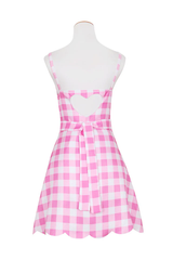 Barbie Movie Margot Pink Plaid Check Dress | Dress In Beauty Barbie Movie Margot Pink Plaid Check Dress | Dress In Beauty