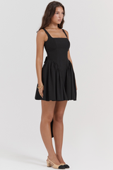 Florianne Black Bow Mini Dress | Dress In Beauty Florianne Black Bow Mini Dress | Dress In Beauty
