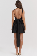 Florianne Black Bow Mini Dress | Dress In Beauty Florianne Black Bow Mini Dress | Dress In Beauty