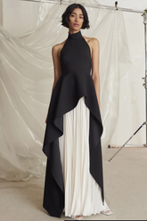 Victoria Layered Halter Gown Set | Dress In Beauty