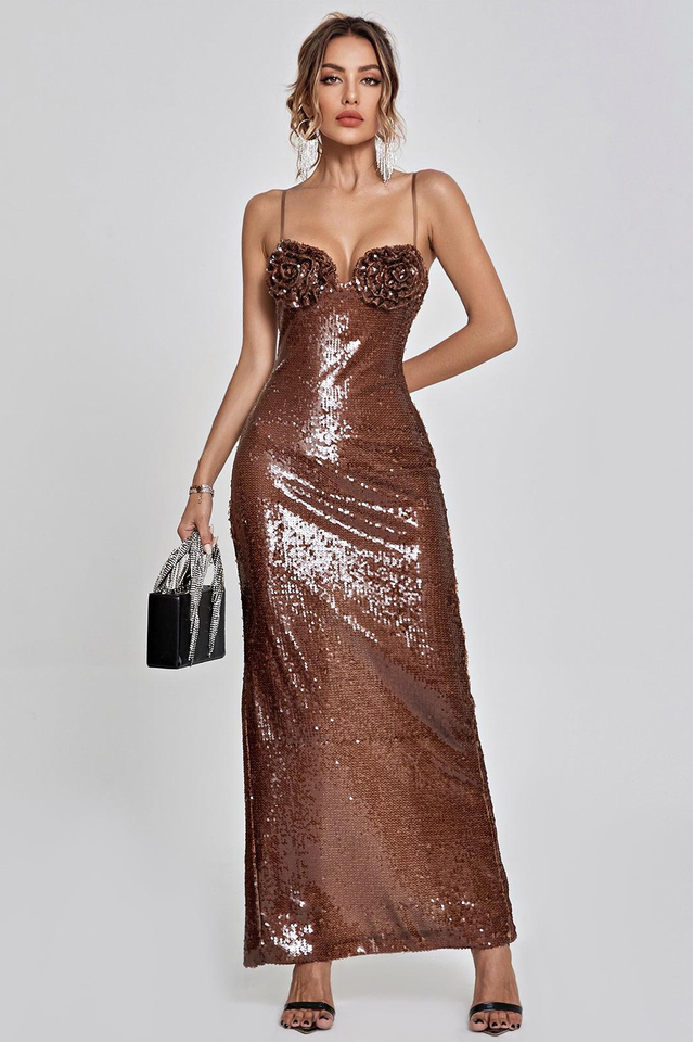 Glamorous Affair Bustier Sequin Maxi Dress | Dress In Beauty Glamorous Affair Bustier Sequin Maxi Dress | Dress In Beauty