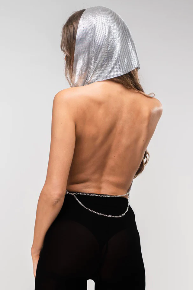 Venus Hoodie Metallic Top | Dress In Beauty Venus Hoodie Metallic Top | Dress In Beauty